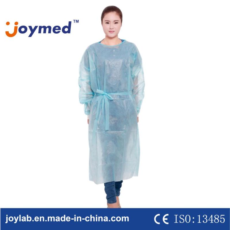 Professional Disposable PE PP CPE Protective Waterproof Surgical Isolation Gowns