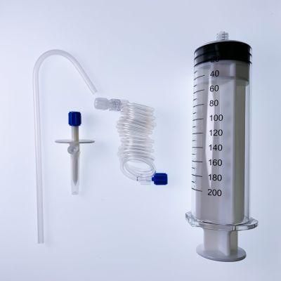 Wego Whosale Factory Disposable CT Injector Syringes High Pressure Injector Syringe with CE Approved