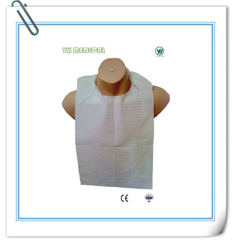 Disposable Paper Laminated PE Bib for Restaurant