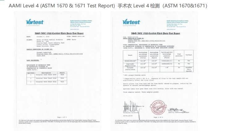 Disposable Nonwoven Waterproof Sterile Fabric Reinforced Level 3 47g SMS Anti Static Surgical Gown for Hospital Use