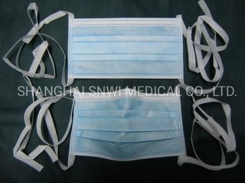 Disposable 3 Ply Nonwoven Civil Face Mask Protective Face Mask Fashion Medical Mask Meltblown Mask/Blue and White/Gauze Mask/Breathing Mask