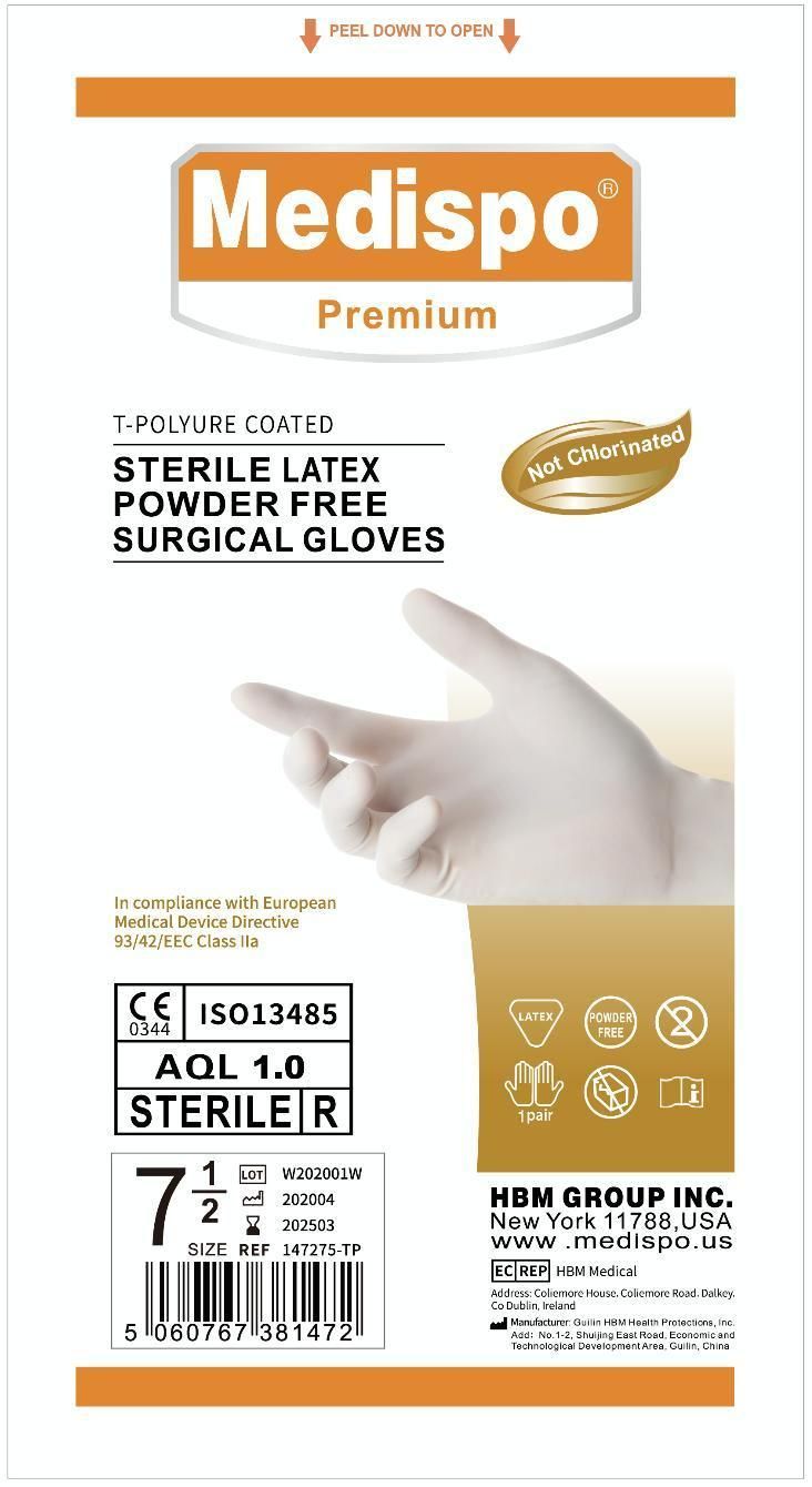 Sterile Sythetic Powder Free Surgical Gloves