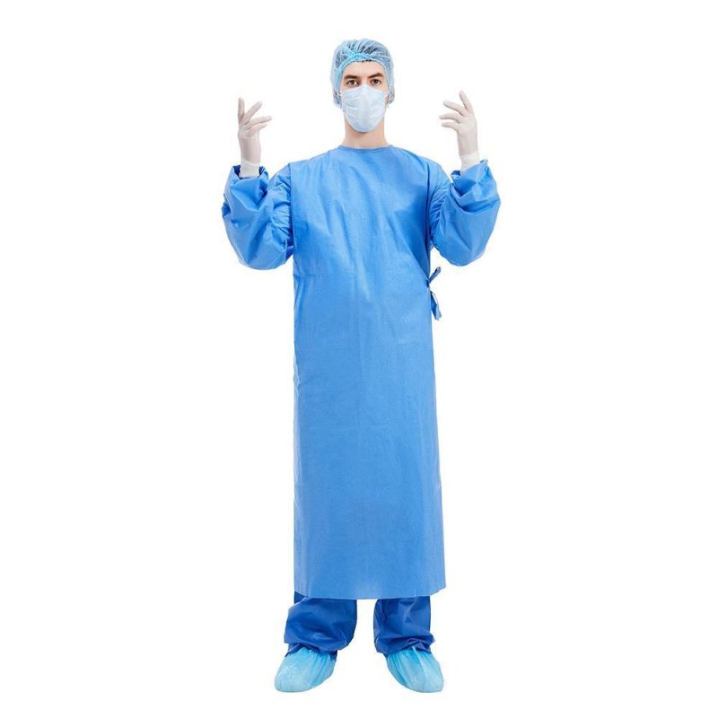 Disposable PP Isolation Gown Surgical Gown Patient Gown