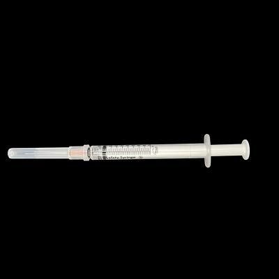 Safety Manual Retractable Syringe Ad Syringe Prevent Needlestick Injury