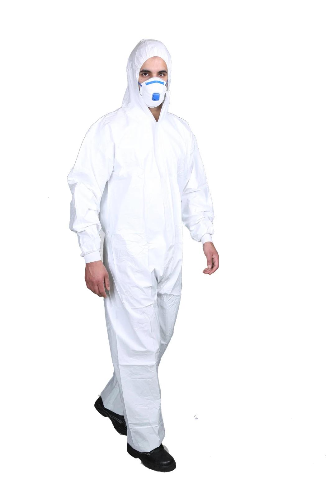 PPE Non-Woven PP/SMS/Microporous Laminated Coverall Type4&5&6