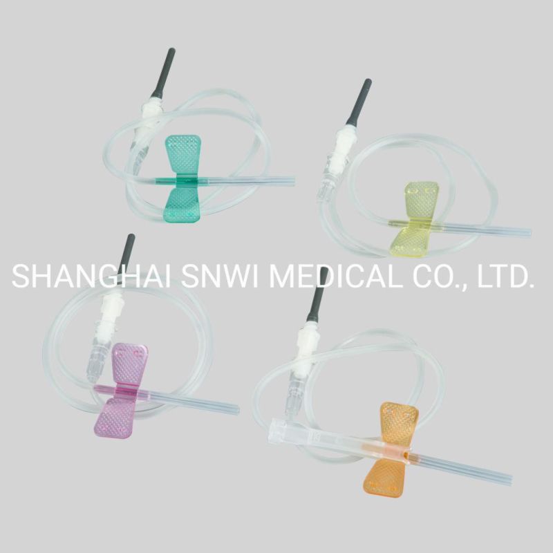 Medical Disposable Infusion Set with Free Needle Injection Port Blood Transfusion Device