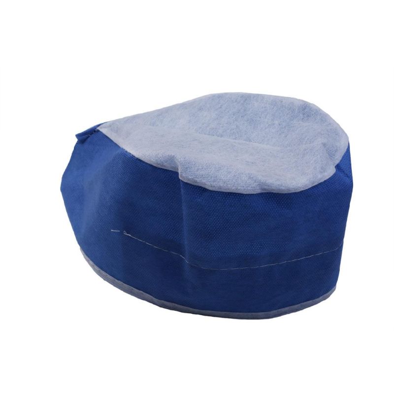 Unisex Solid Color SMS Disposable Non-Woven Doctor Cap