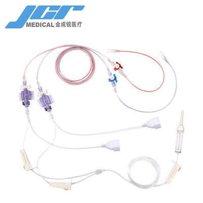 Disposable Medical Supplies Dual Channel IBP Transducer Compatible with PVB Connector