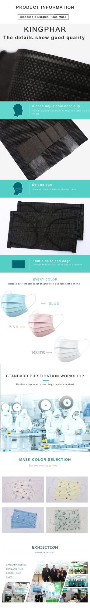 Blue Color Surgical Face Mask