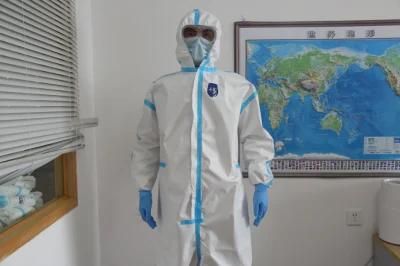 Factory Stock Disposable Emergency Medical Coverall Garment