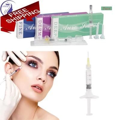 New Non Cross Linked Needle Mesotherapy Hyaluronic Acid Filler Injection 1ml Syringe