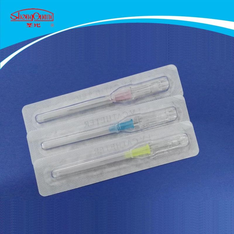 CE Approved Hot Sale Disposable Medical IV Intravenous Cannula with Small Wings for Injection