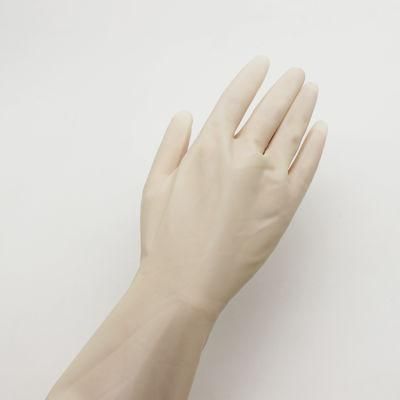 Disposable Latex Gynaecological Glove with Powder for Medical Grade