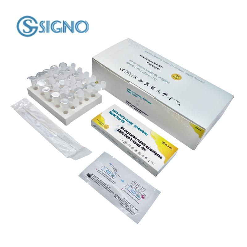 1test/Kit Package Nasal Swab/Saliva Sample Self-Test Antigen Test Cartridge for New Virus