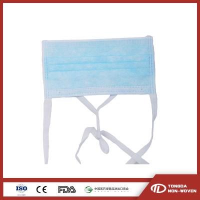 Nonwoven Medical Protective Face Mask with Tie on