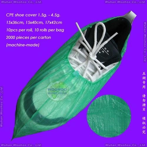 Protective Surgical/Medical/Waterproof/Clear Plastic/PE/Poly/HDPE/LDPE/CPE/Nonwoven Disposable PP Shoe Cover for Hospital/Lab/Food Processing Industry Service