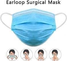 3 Ply Nonwoven Disposable and Surgical Face Mask Disposable Medical Face Mask