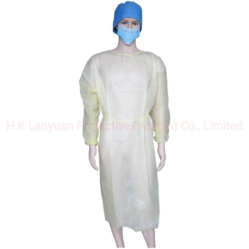 Desechable PE Coated Isolation Gowns Disposable