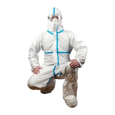 Factory Sf Microporous Medical/Surgical Protective Disposable Isolation Gown/Coverall