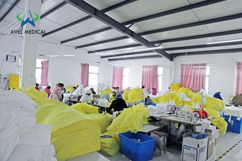 Cheap Price Medical SMS Reinforced Surgical Gown Waterproof Medical Surgical Isolation Clothing