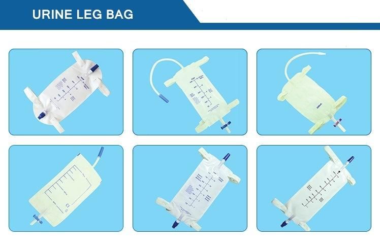 Disposable Urinary Drainage Bag 2000ml with Anti-Reflux Device Latex-Free Sterile