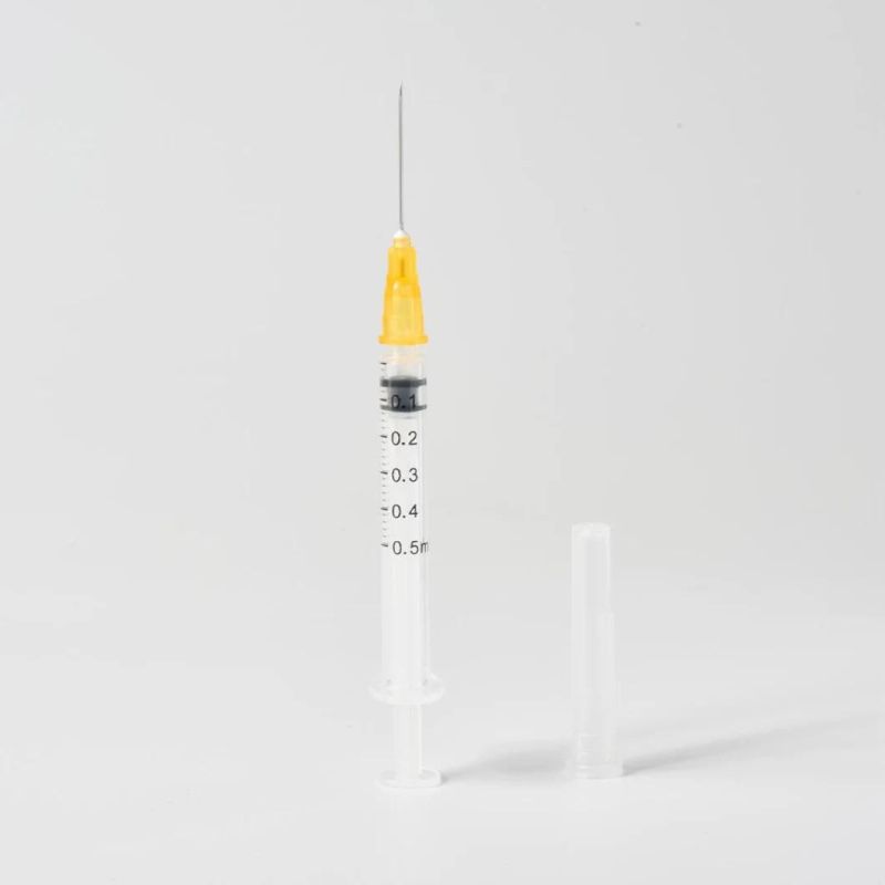 0.3ml -10ml Three Parts Self-Destroy Luer Lock Syringe for Vaccine FDA CE 510K &ISO Stock Products