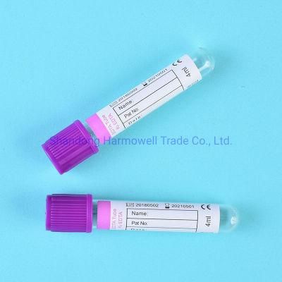 Medical Vacuum Blood Collection EDTA Tube Factory Price Sale