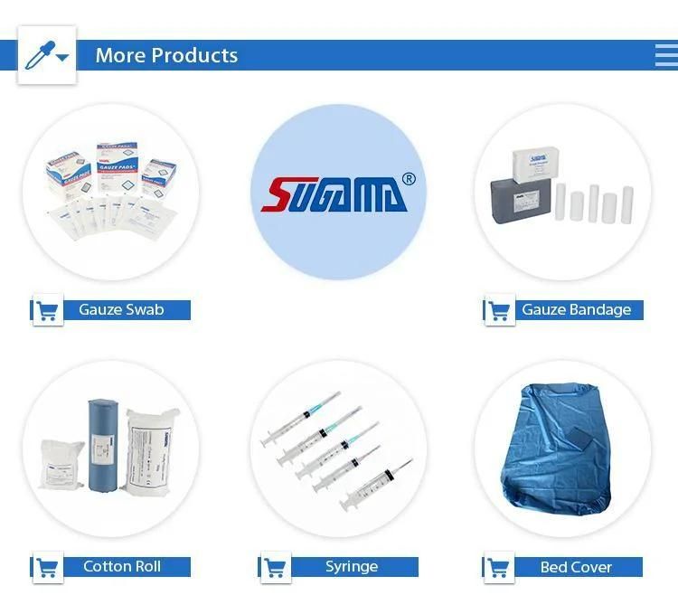 Sterile Polyester /Lylon/ Silk /Pdo /Chromic /Pgcl /PGA / Polypropylene Surgical Sutures