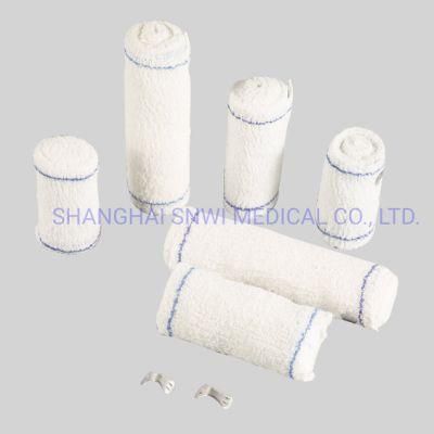 Disposable Medical Supply 100% Cotton Elastic Crepe Bandage Used in Hospital