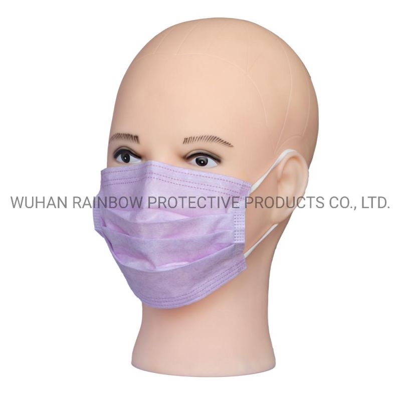 Factory Direct Supply Disposable 3ply Nonwoven Face Mask Bfe N95 Filter Paper Face Mask with Earloop