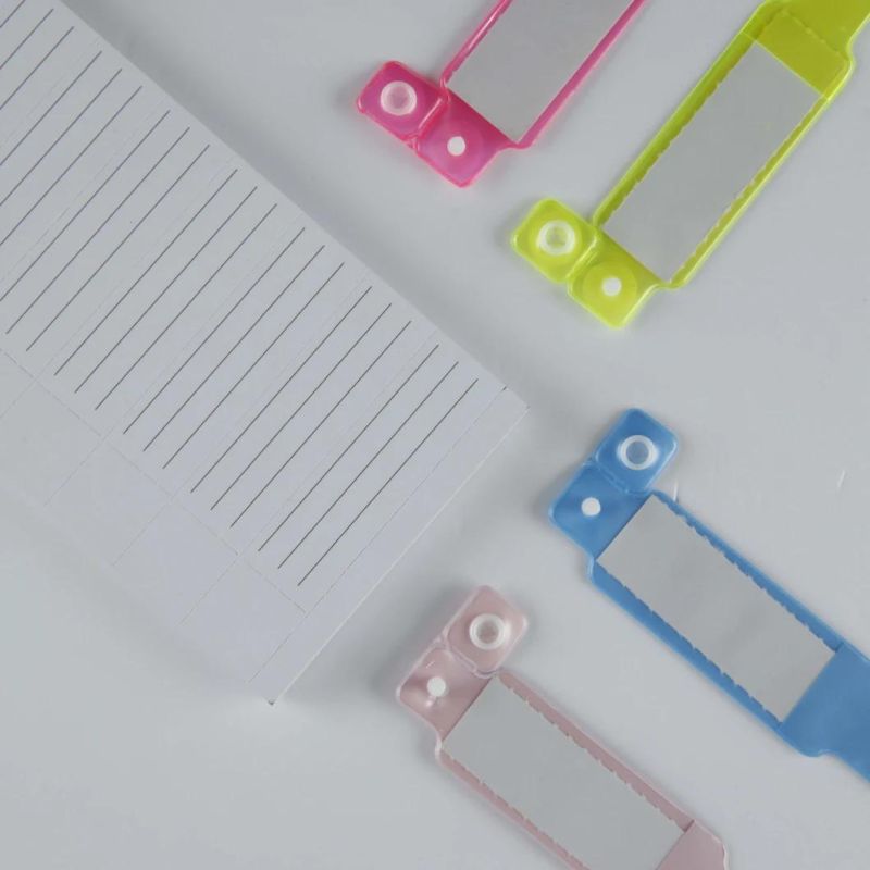 Disposable Hospital Insert Card PVC Baby ID Wristbands