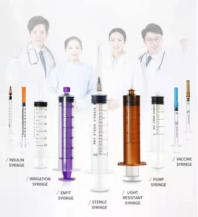 Sterilized Disposable 1ml-20ml Vaccine Syringe Disposable Sterile Syringe