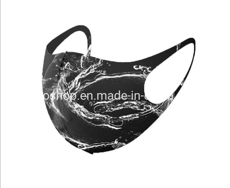 Custom Logo Printing Protective Dust Polyester Washable Reusable Spandex Face Mask