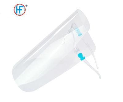 Mdr CE Approved Clear Plastic Face Shield with Protective Effect Blocking Spatter of Liquid