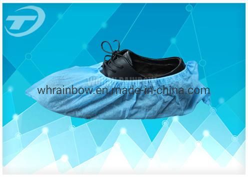 Disposable Protective Microporous Waterproof Surgical/Medical Shoe Cover Anti-Slip PP/SMS/CPE/Non-Woven Sleeve Plastic Boot Shoe Covers