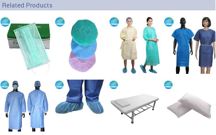 Paper/ Nonwoven Adhesive Green Surgical Drape with Dual Layer