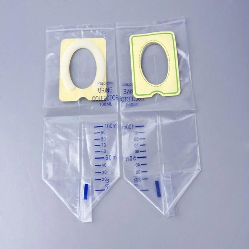 Disposable PVC Pediatric Baby Urine Collection Bag