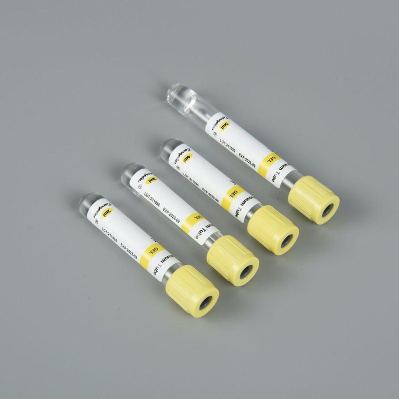 Siny Medical Disposable Serum Vacuum Blood Collection Tubes Gel Tube