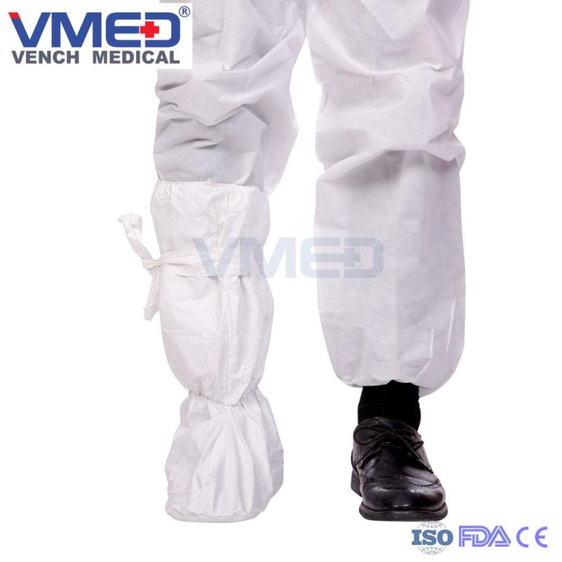 Disposable Nonwoven Water-Proof Boot Cover with Elastic