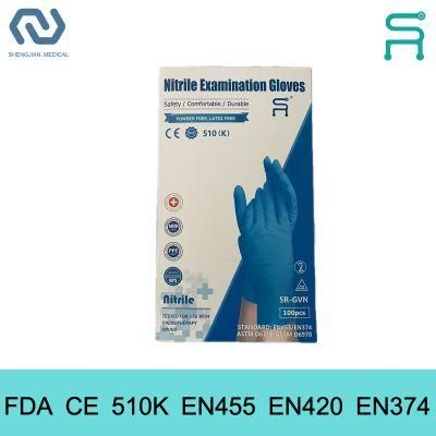 Complete Certifications Powder Free Disposable Nitrile Examination Gloves