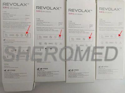 New CE Revolax Deep/Sub-Q Hyaluronic Acid Gel Filler Hyaluronic Acid Revolax Injection