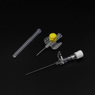 All Size Types of IV Cannula Parts of IV Cannula with Wing Injection Port