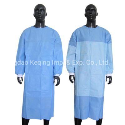 Cheap Price Protective SMS Isolation Coverall Disposable Medical Supply Surgical Gown