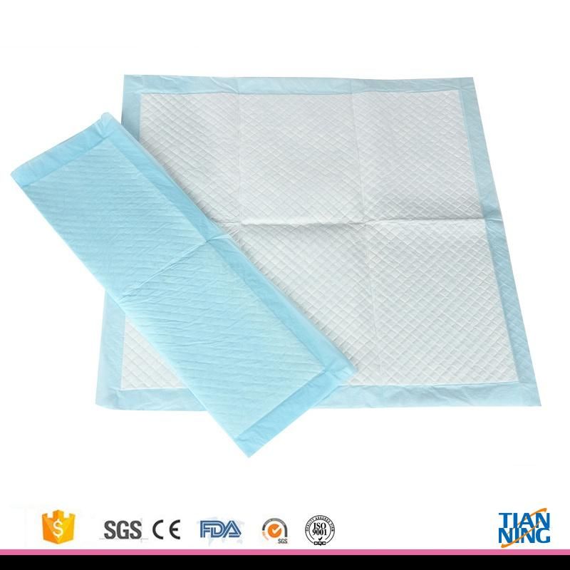 OEM Wholesale Disposable Underpads 60X90cm Waterproof Hospital Bed Pads Incontinence Adult Underpads Absorbent Extra Large Bed Mats Patients Medical Underpads