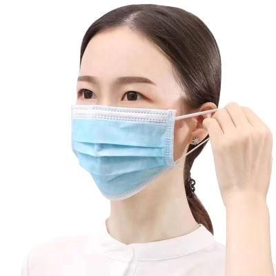 Disposable 3 Ply Anti Splash Dust Pm2.5 Virus FDA 510K CE En149 En14683 Approved Non Woven Fabric Double Nose Clip Blue Medical Face Mask