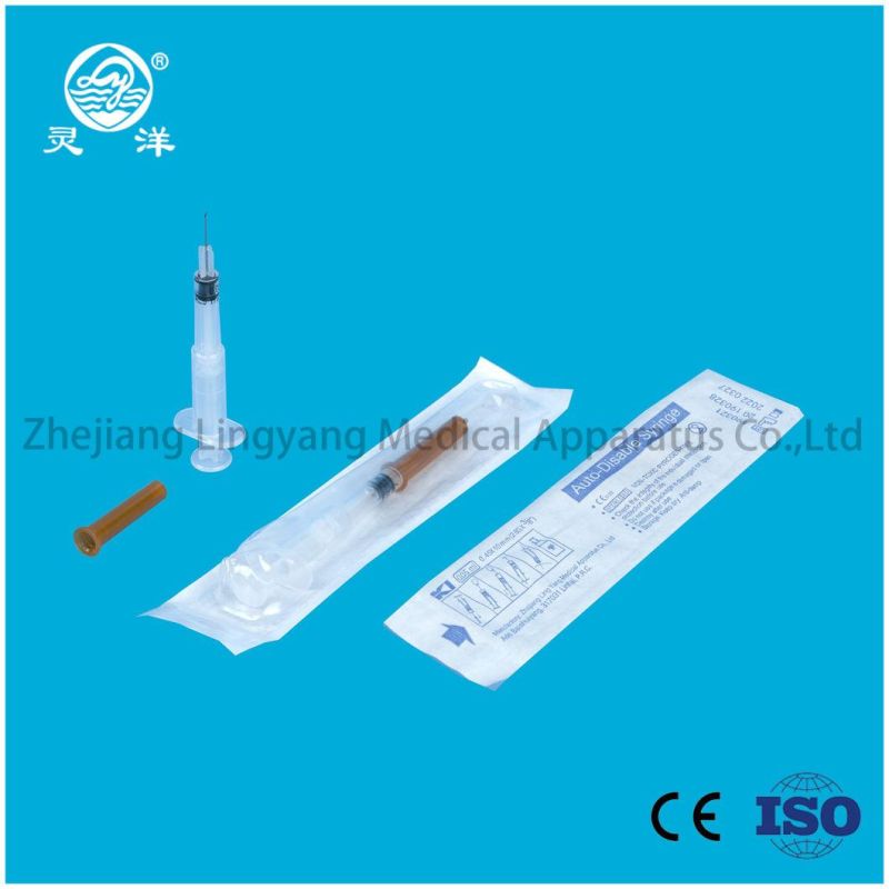 0.05ml 0.5ml 0.1ml 1ml 3ml 5ml 10ml Disposable Safety Auto Disable Syringe