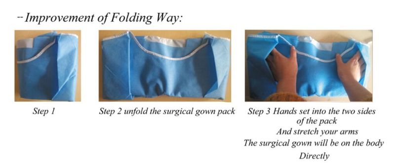 High Risk Reinforced Surgical Gown by Eo Sterilized