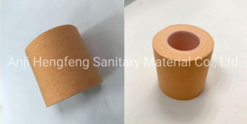 Disposable Surgical Cotton Zinc Oxide Self Adhesive Plaster Tape