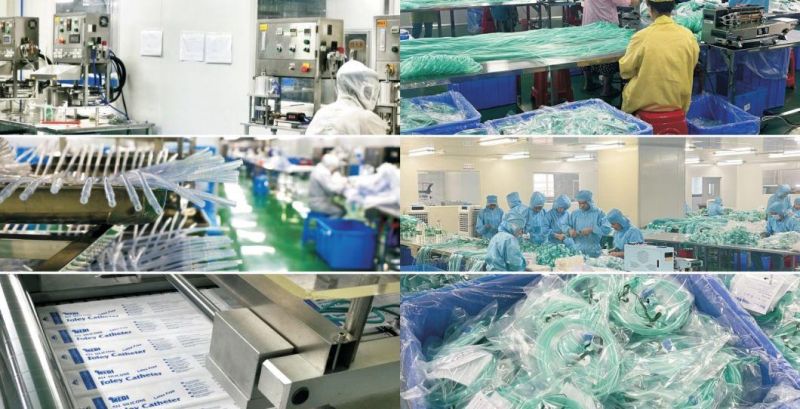 100% Silicone Material Foley Catheter 6fr to 26fr