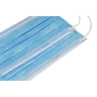 Disposable Surgical Face Masks with Earloops Blue Color